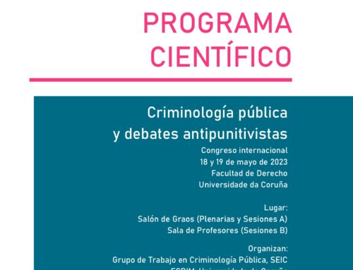 Programa Congreso “Criminologia pública y debates antipunitivistas”